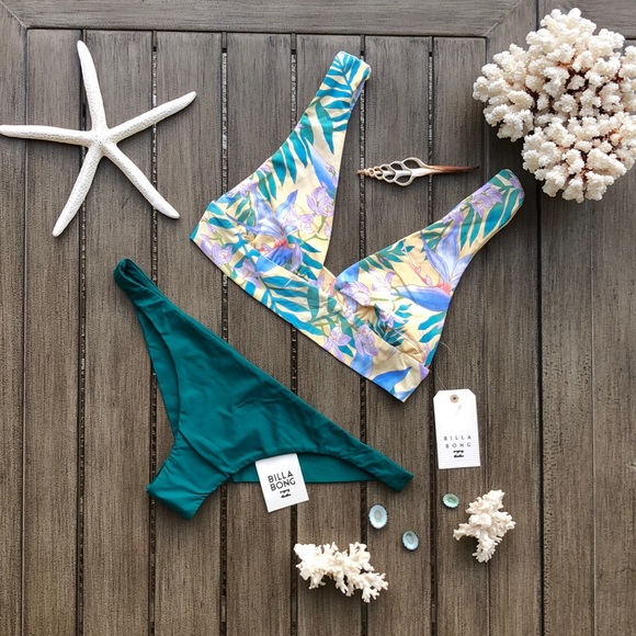 🌴🔆BILLABONG-LOVE PALMS PLUNGE SOL SEARCHER TANGO - Picture 2 of 13